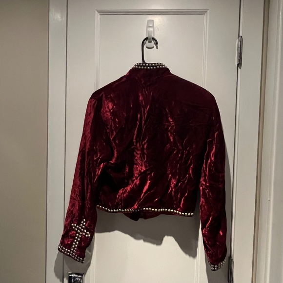 VINTAGE Double D Ranch Jacket & Skirt Suit in Red (Size S & XS) - Picture 3 of 7